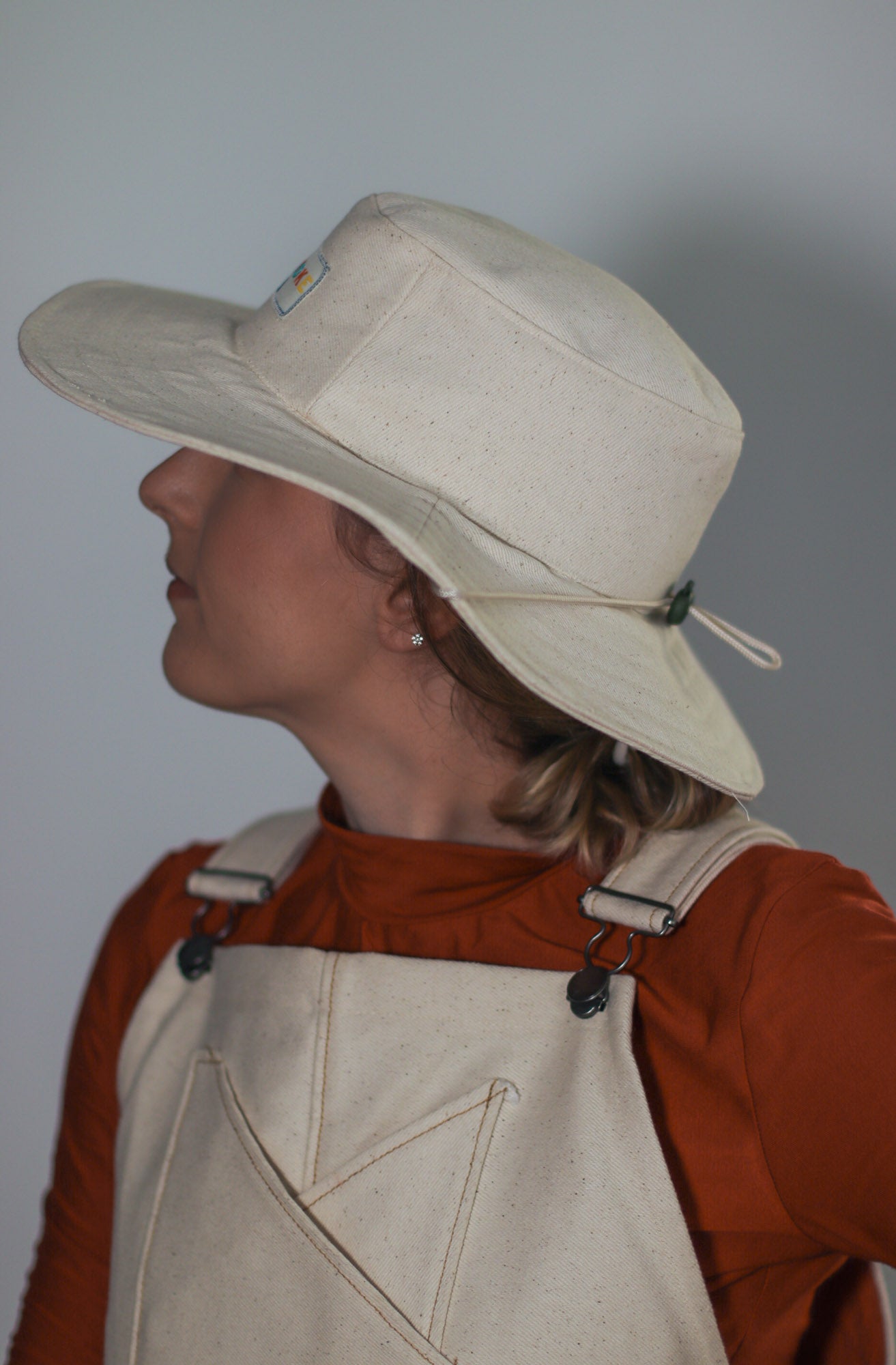 Handmade Wide Brim Drawstring Hat | YOKE